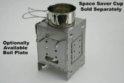 Firebox 5" Ti G2 Folding Firebox Stove -Günstiges Biwak Traum Geschäft 2G 5 4