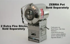 Firebox 5" Ti G2 Folding Firebox Stove -Günstiges Biwak Traum Geschäft 2G 5 6