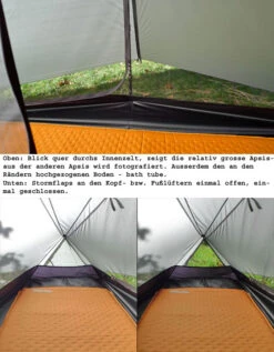 Tarptent Notch -Günstiges Biwak Traum Geschäft Notch innenquer