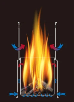 Toaks Titanium -Backpacking Wood Burning Stove Small -Günstiges Biwak Traum Geschäft STV11Schem 1