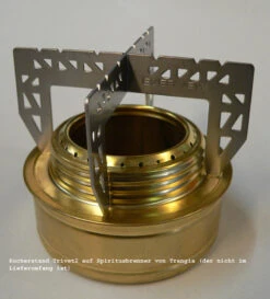 Evernew Cross Stand ´Trivet 2´ Topfhalter Für Spiritusbrenner -Günstiges Biwak Traum Geschäft Trivet aufBrenner