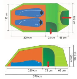 Rejka Antao II Light XL -Günstiges Biwak Traum Geschäft antao2xl3