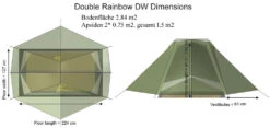 Tarptent Double Rainbow DW 17 Tarptent Double Rainbow DW -Günstiges Biwak Traum Geschäft drdw 7
