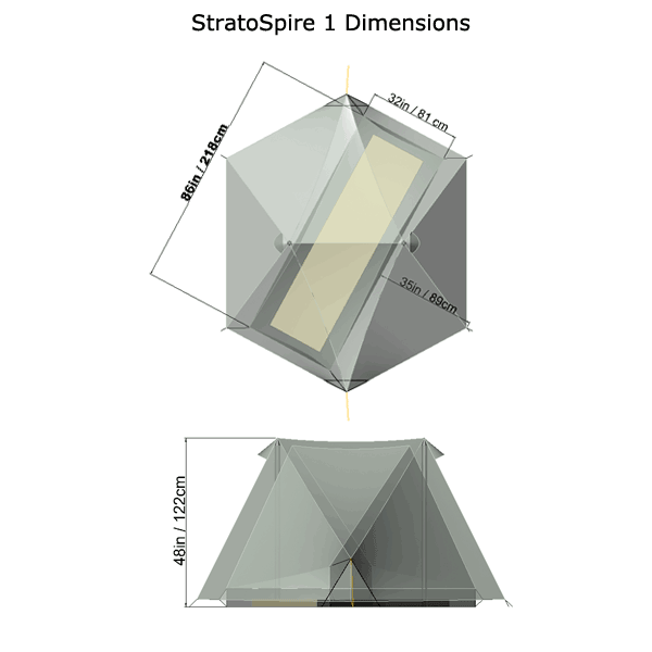Tarptent StratoSpire 1 ´22 Solid Inner 8 Tarptent StratoSpire 1 ´22 Solid Inner – Bild 6
