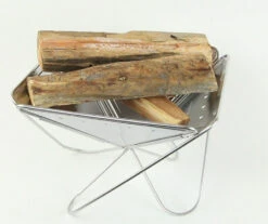 Snowpeak Pack & Carry Fireplace -Feuerschale (L) -Günstiges Biwak Traum Geschäft st032 holz